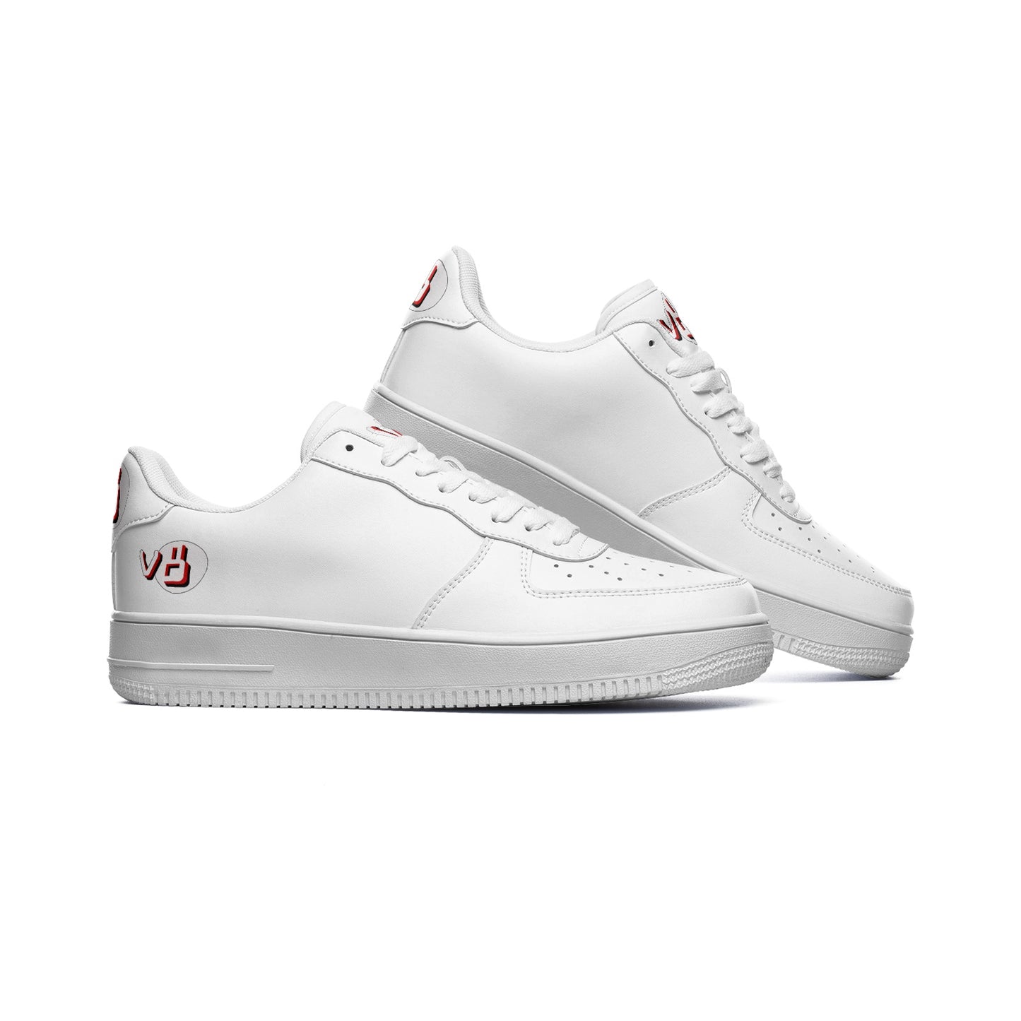 v8's Unisex High Top Leather Low Sneakers
