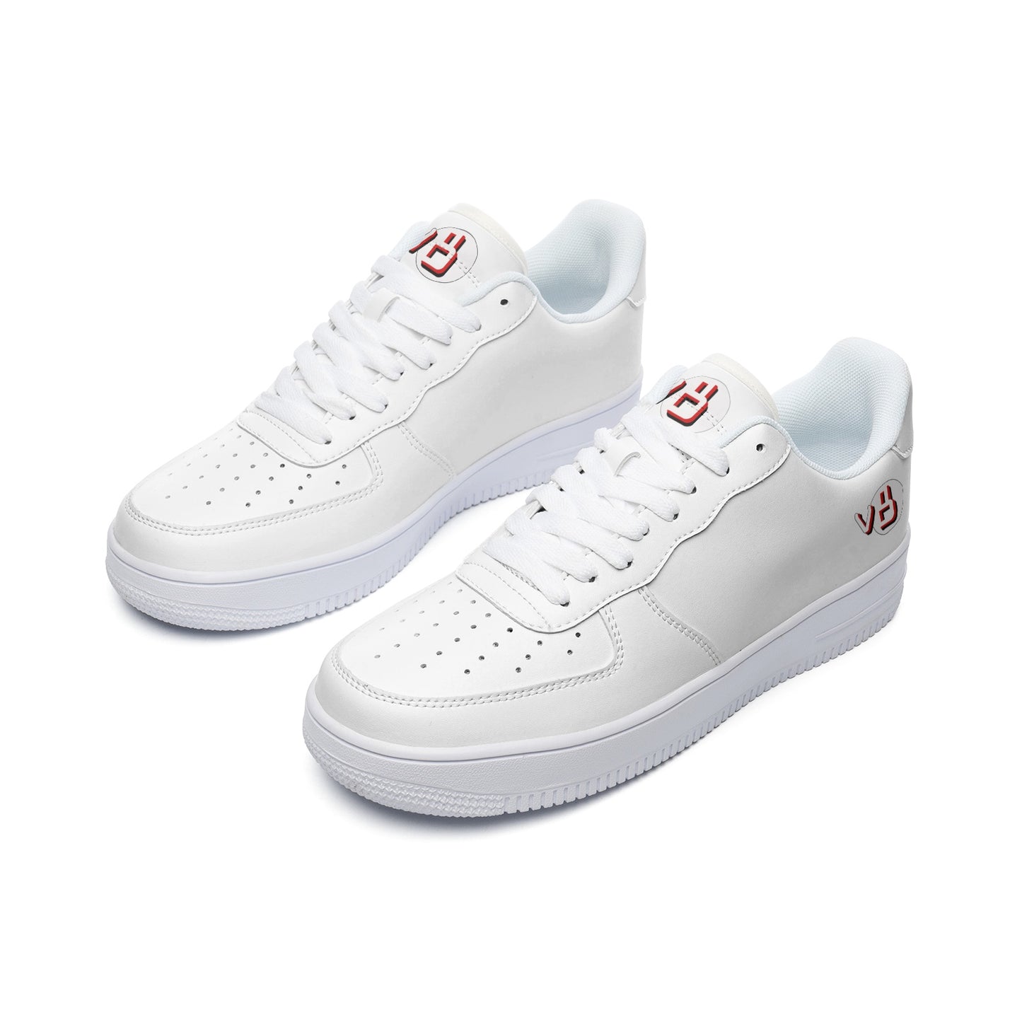 v8's Unisex High Top Leather Low Sneakers