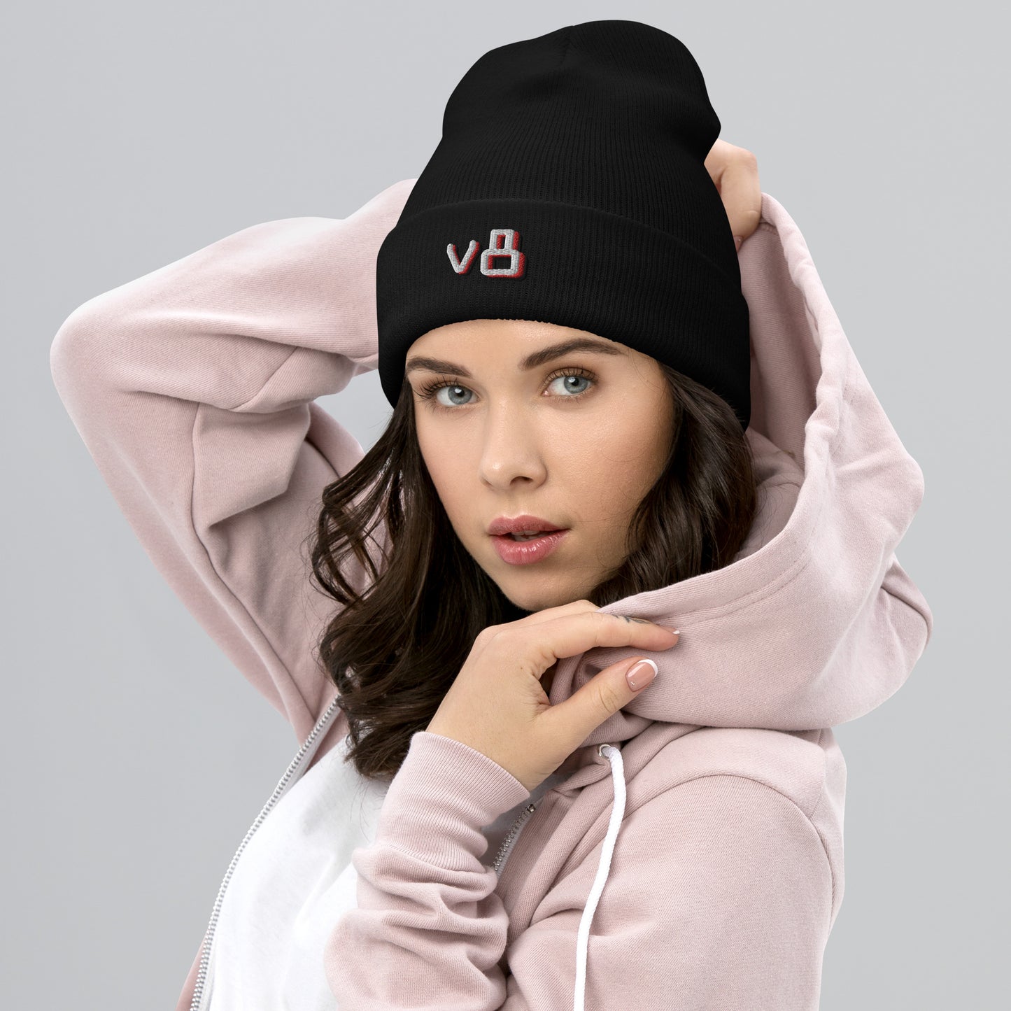 v8's Unisex Cuffed Beanie
