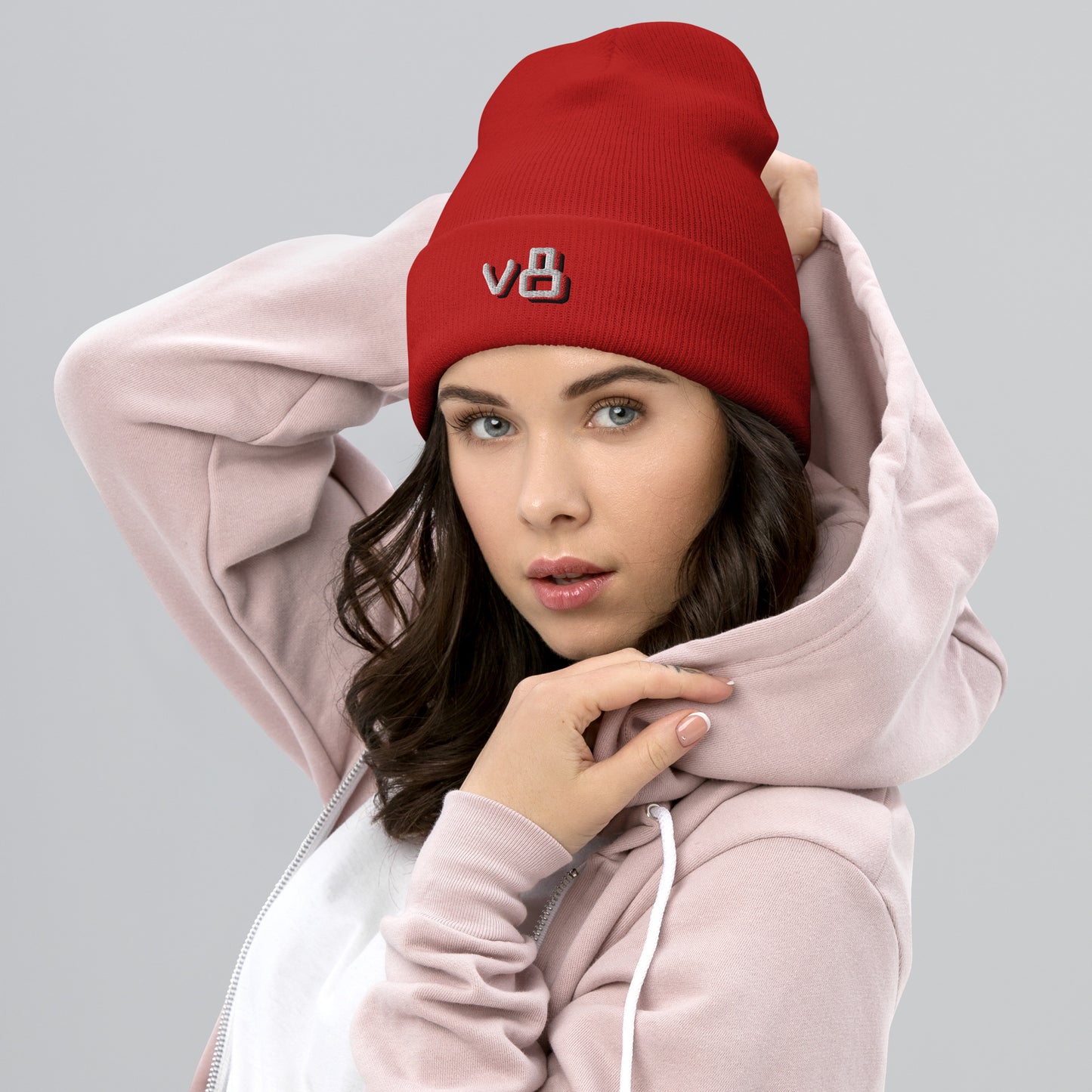 v8's Unisex Cuffed Beanie