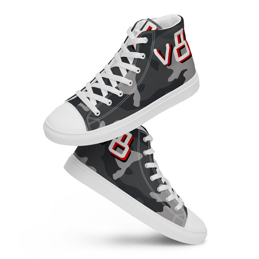 v8's Men’s high top canvas shoes