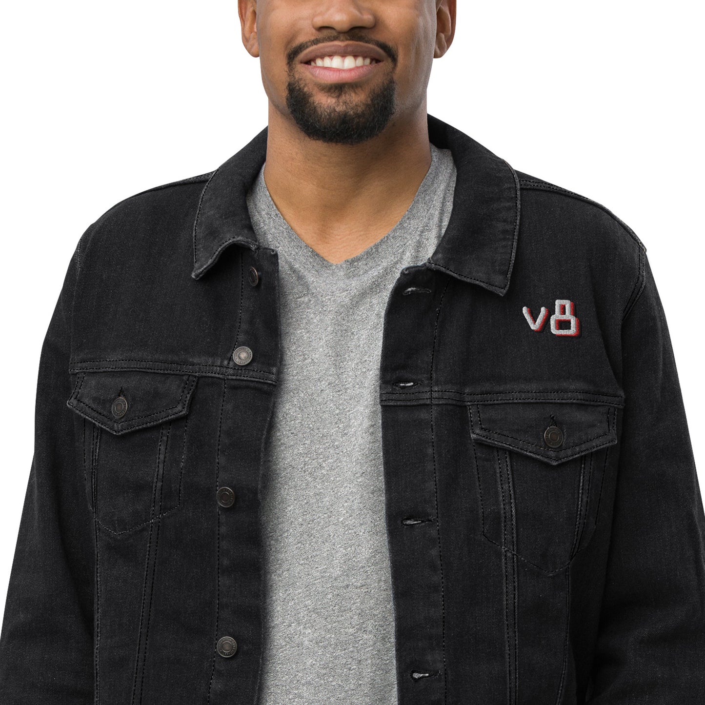 v8's Unisex denim jacket