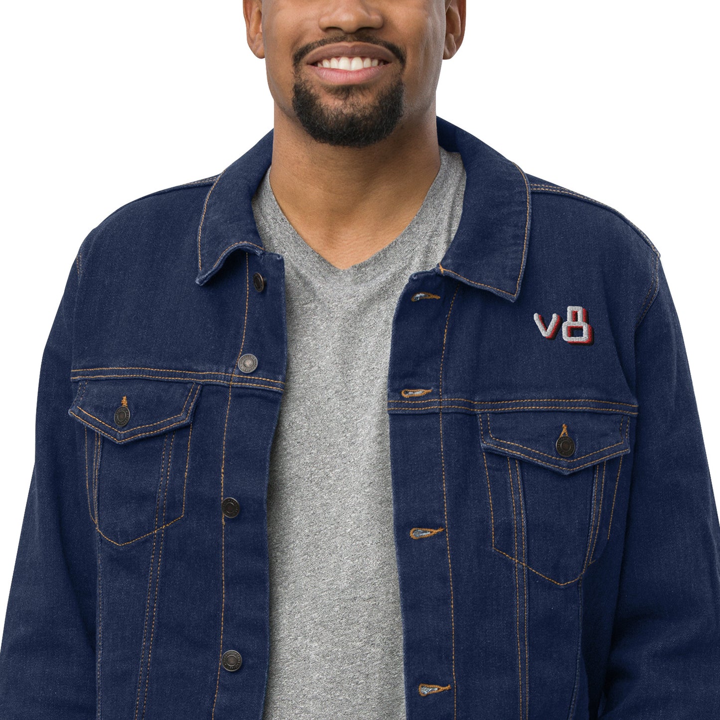 v8's Unisex denim jacket