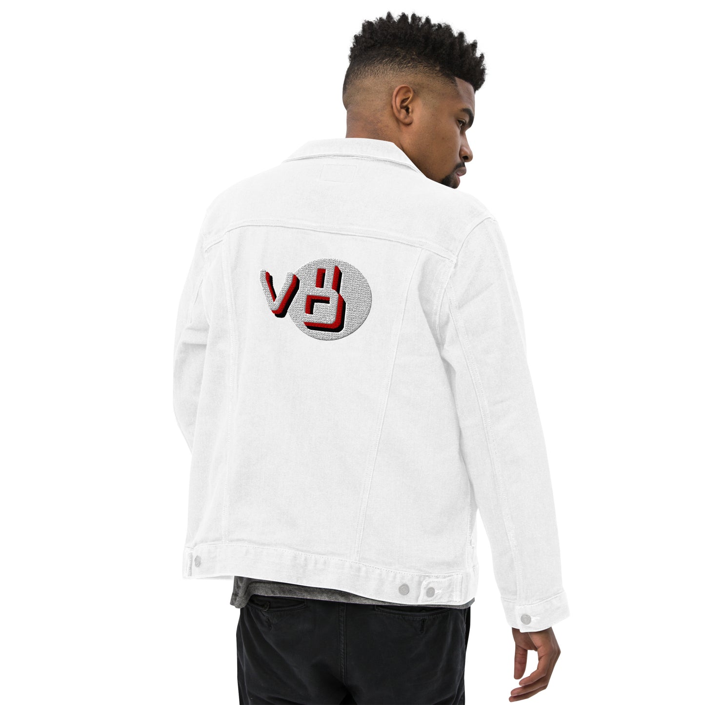 v8's Unisex denim jacket