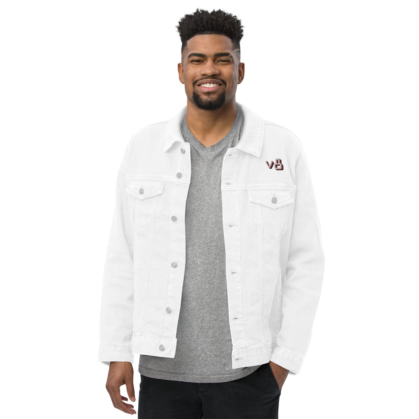 v8's Unisex denim jacket