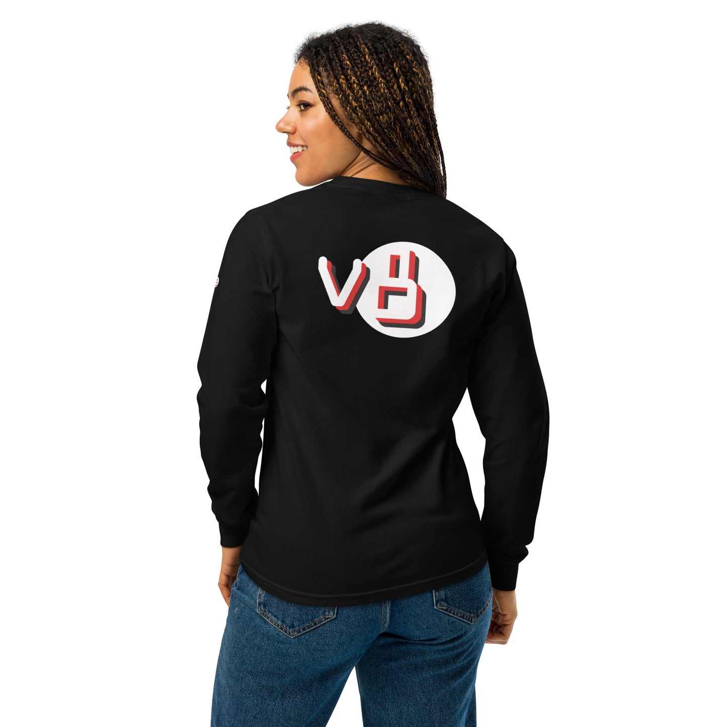 v8's Garment-dyed heavyweight long-sleeve shirt