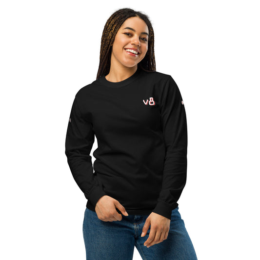 v8's Garment-dyed heavyweight long-sleeve shirt