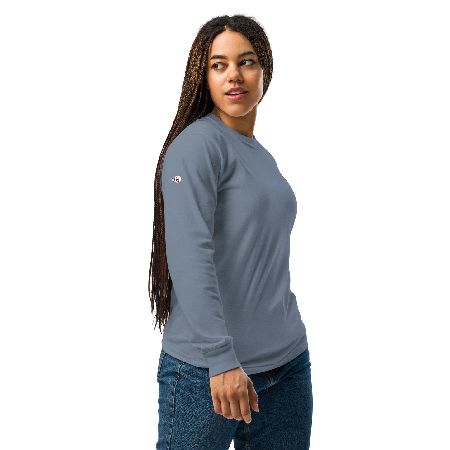 v8's Garment-dyed heavyweight long-sleeve shirt