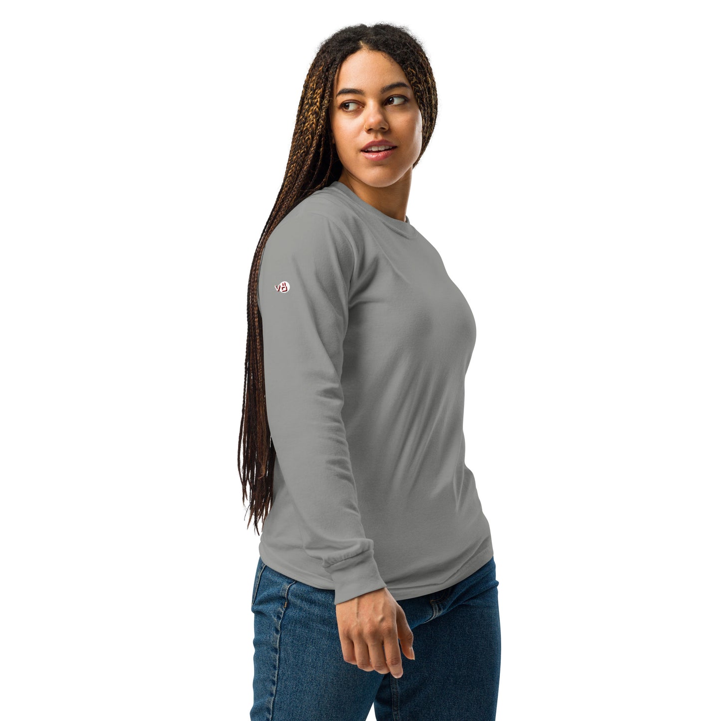 v8's Garment-dyed heavyweight long-sleeve shirt