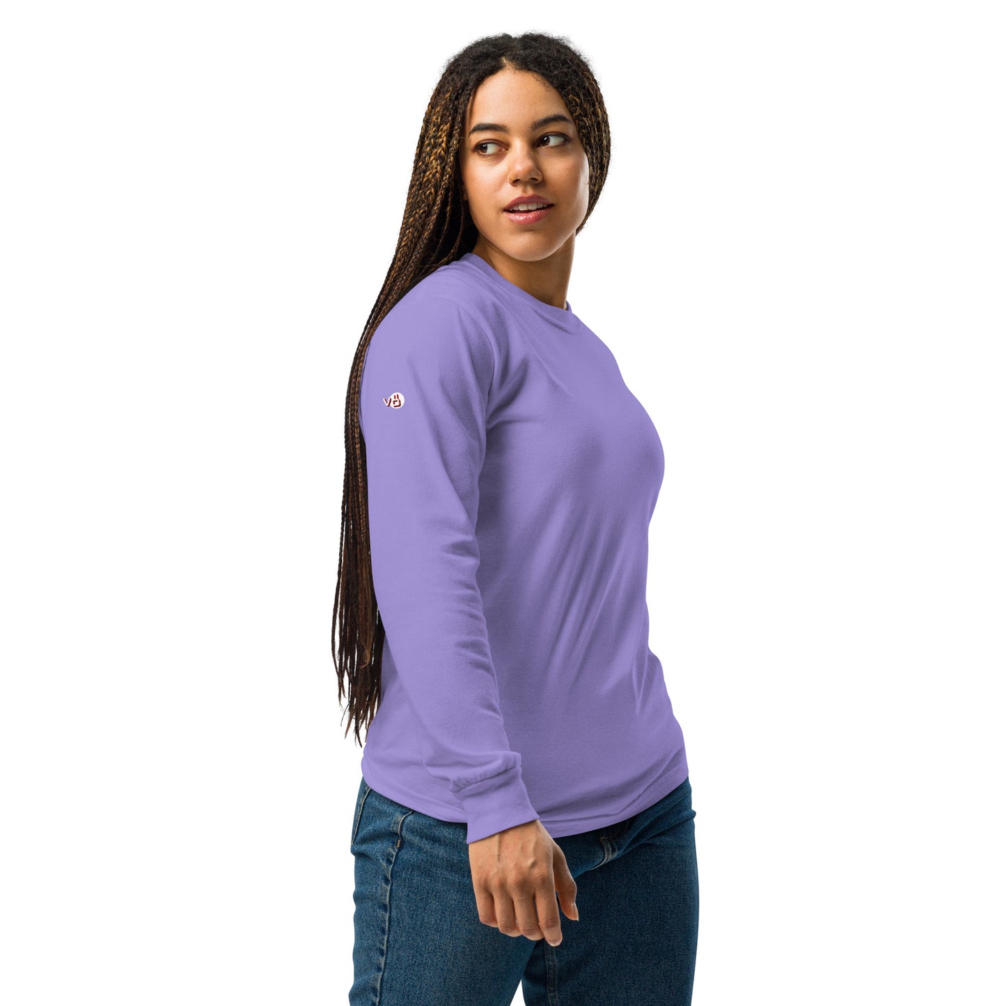v8's Garment-dyed heavyweight long-sleeve shirt