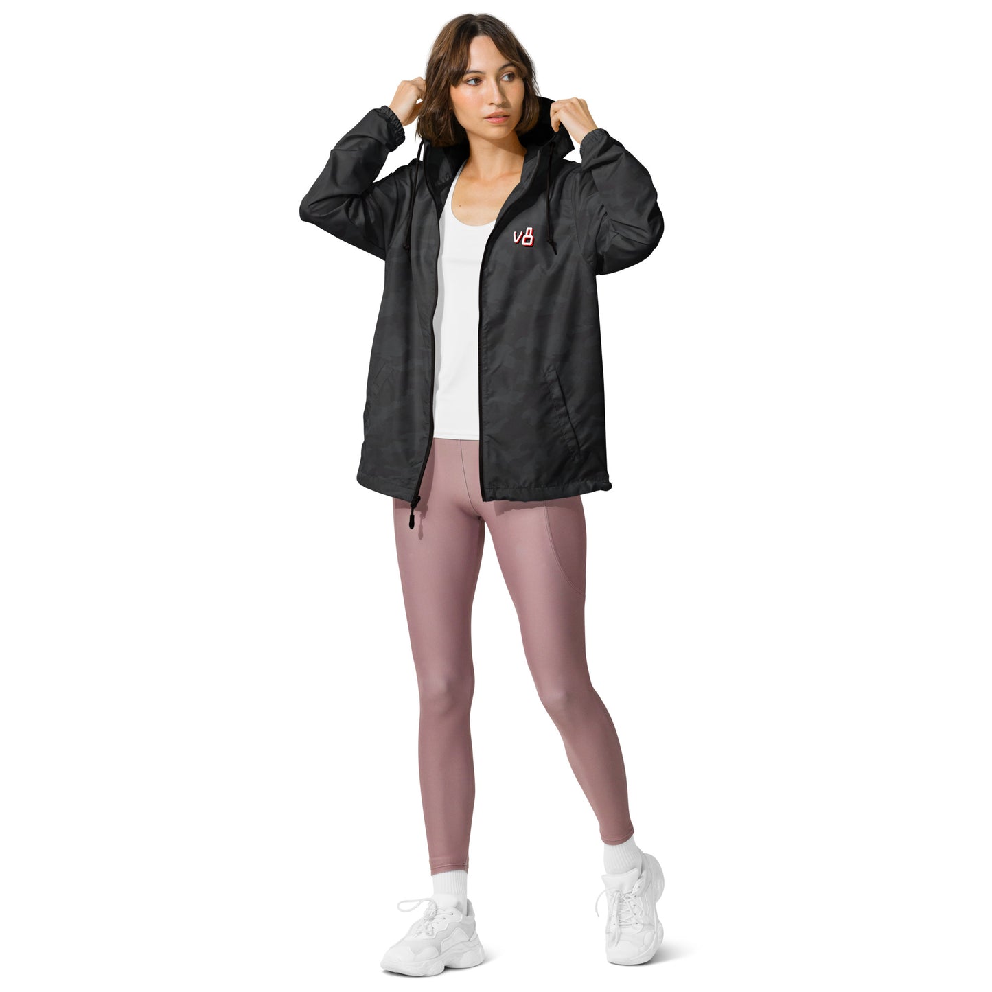 v8's Light Weight zip up windbreaker