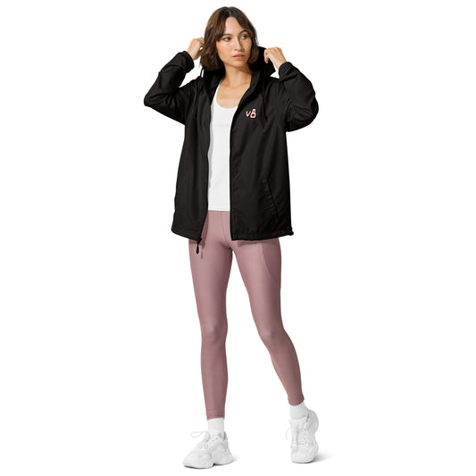v8's Light Weight zip up windbreaker