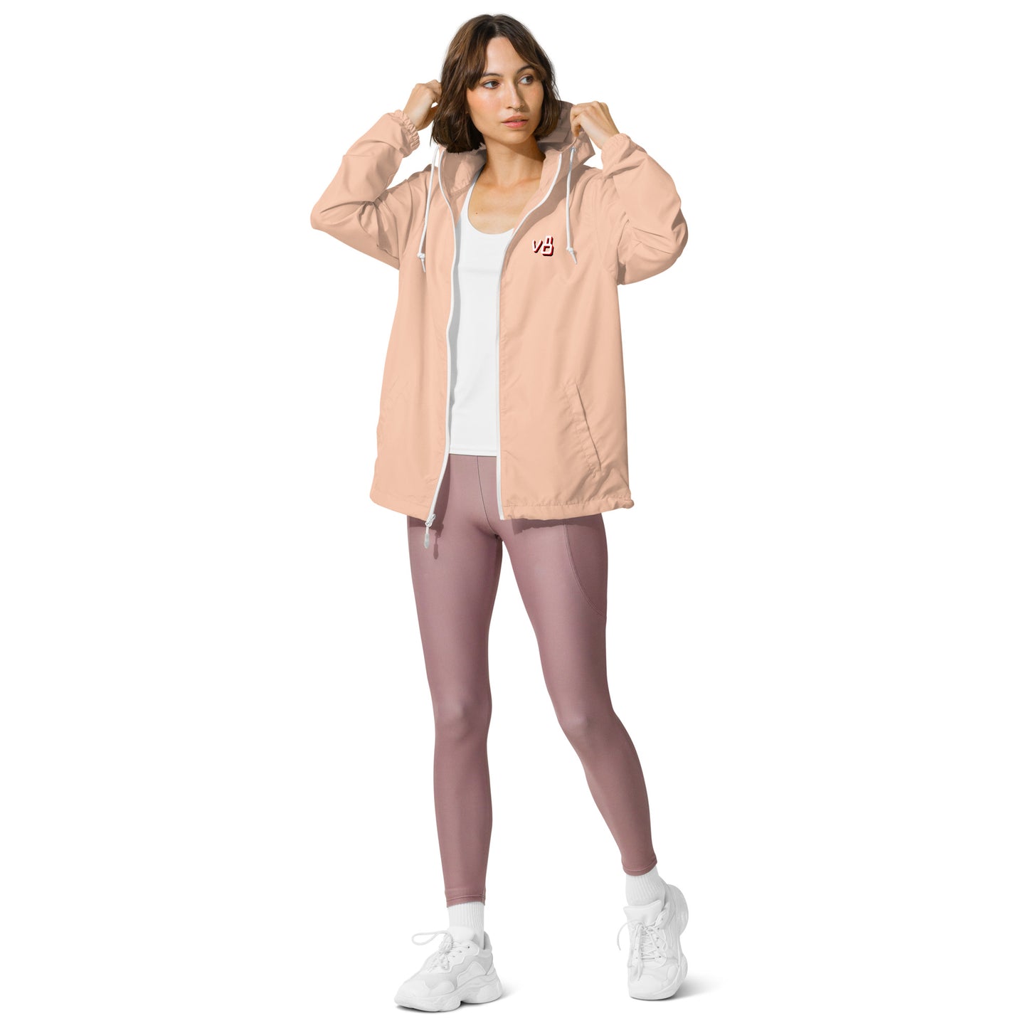 v8's Light Weight zip up windbreaker
