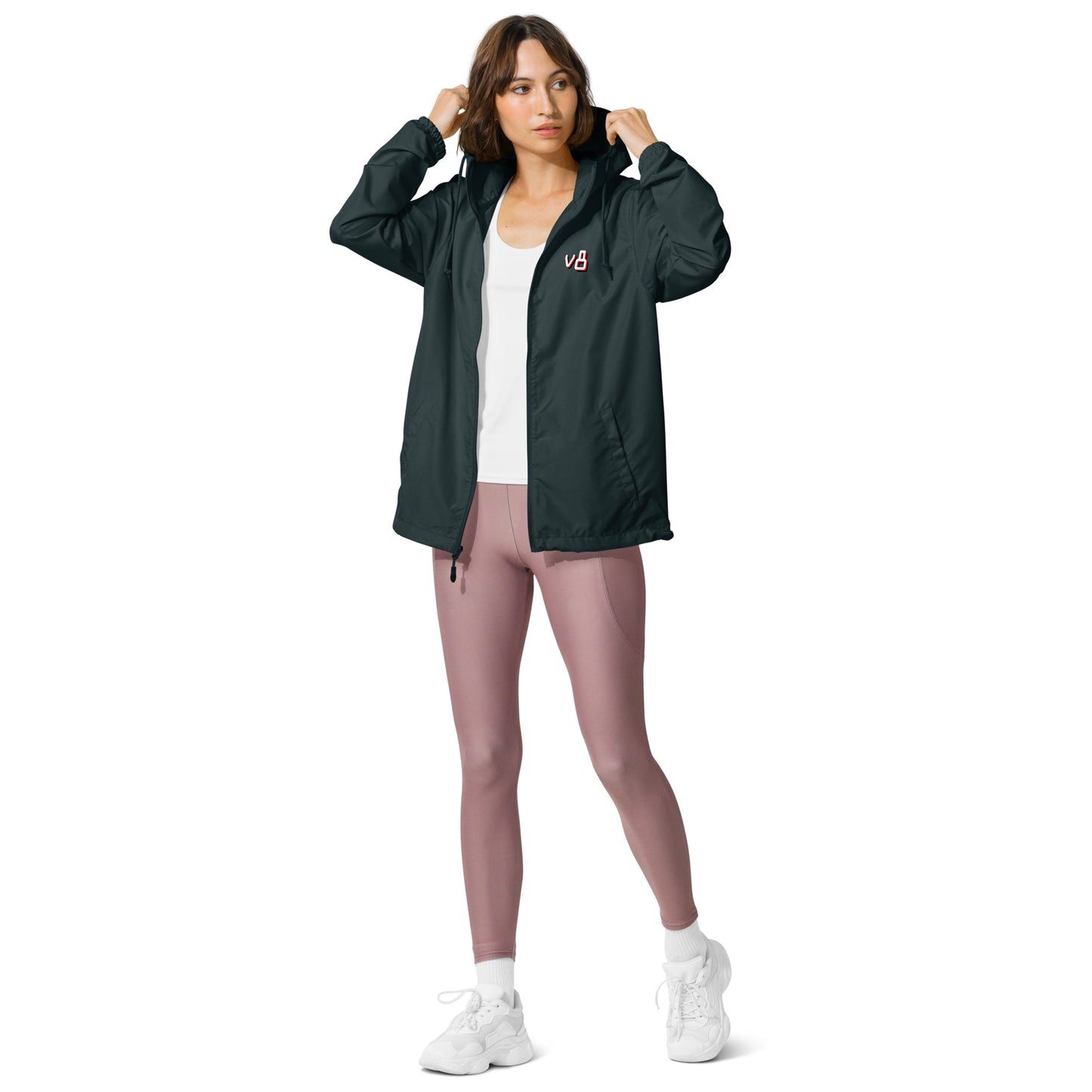 v8's Light Weight zip up windbreaker
