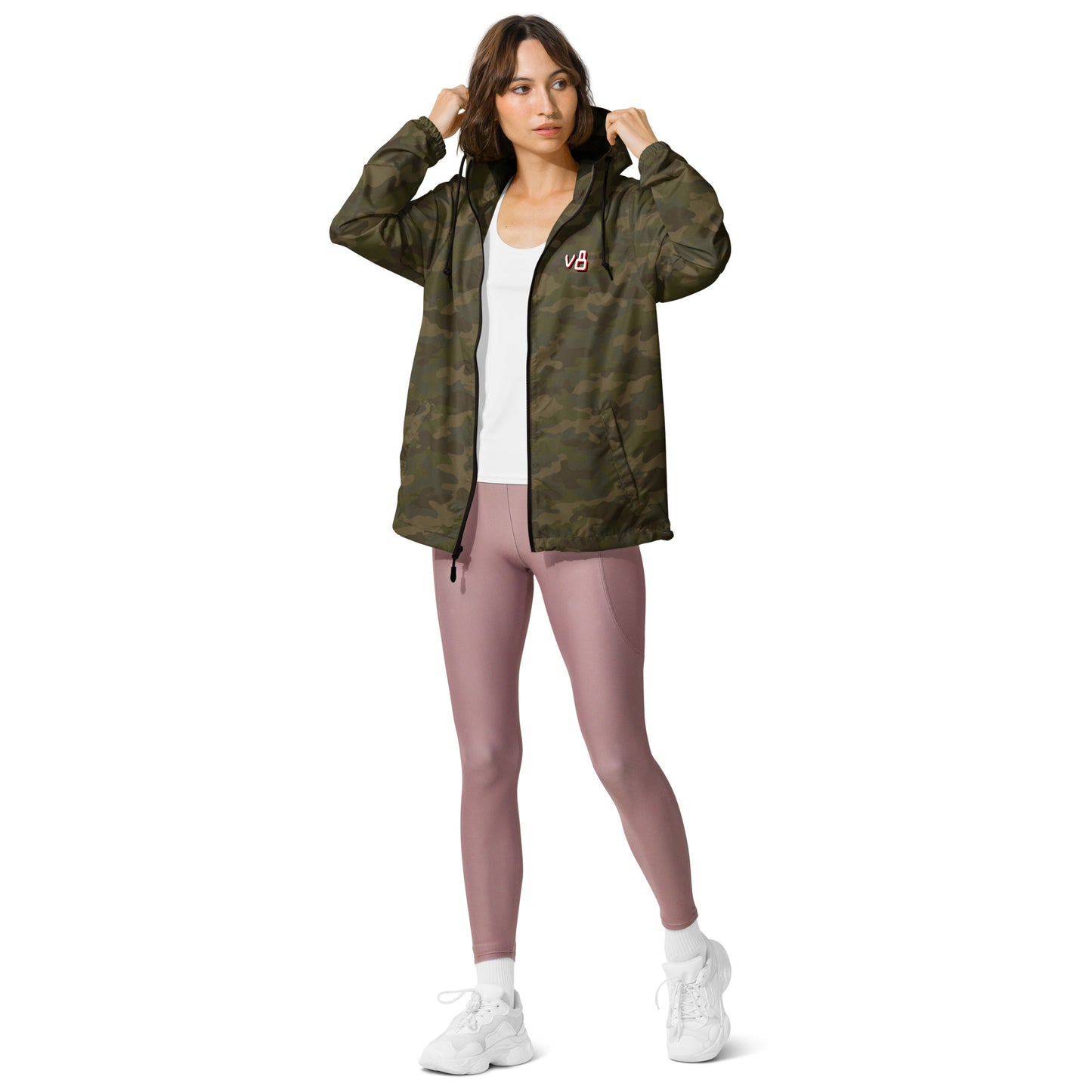 v8's Light Weight zip up windbreaker