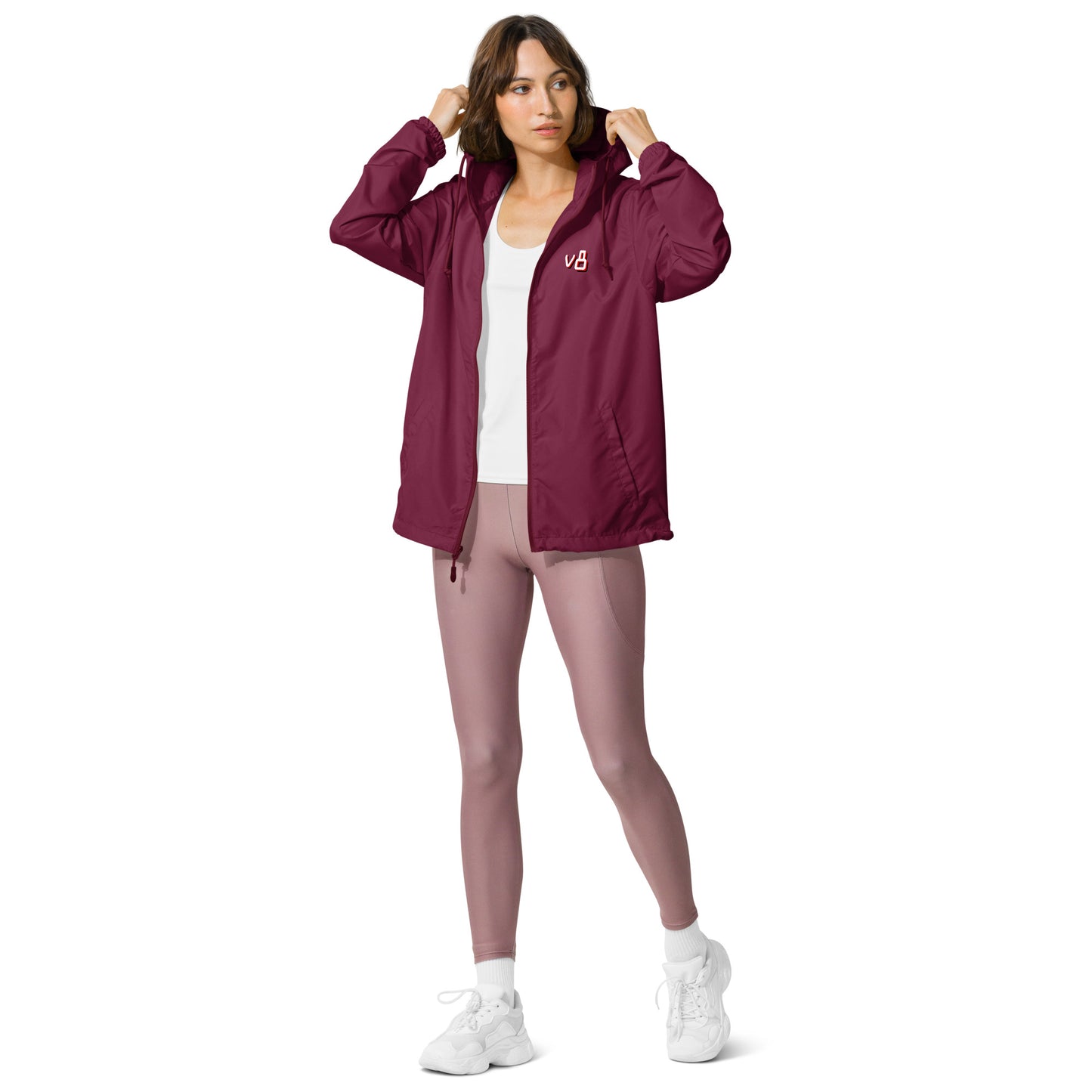 v8's Light Weight zip up windbreaker