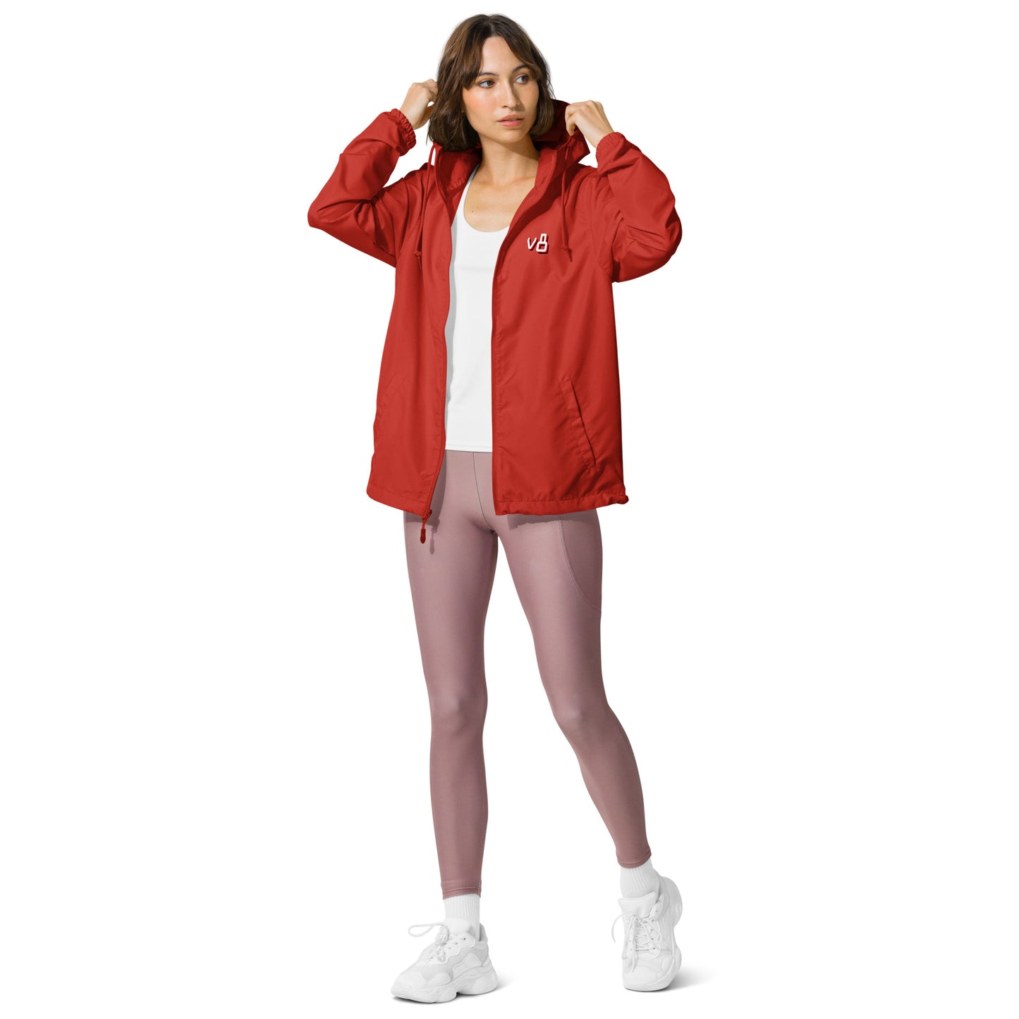 v8's Light Weight zip up windbreaker