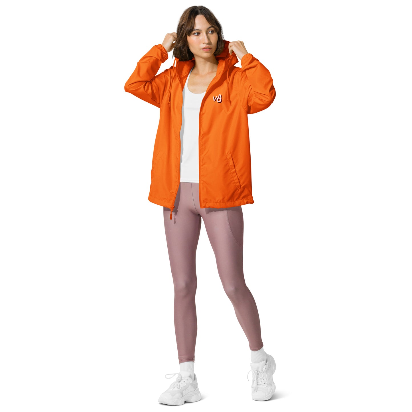 v8's Light Weight zip up windbreaker
