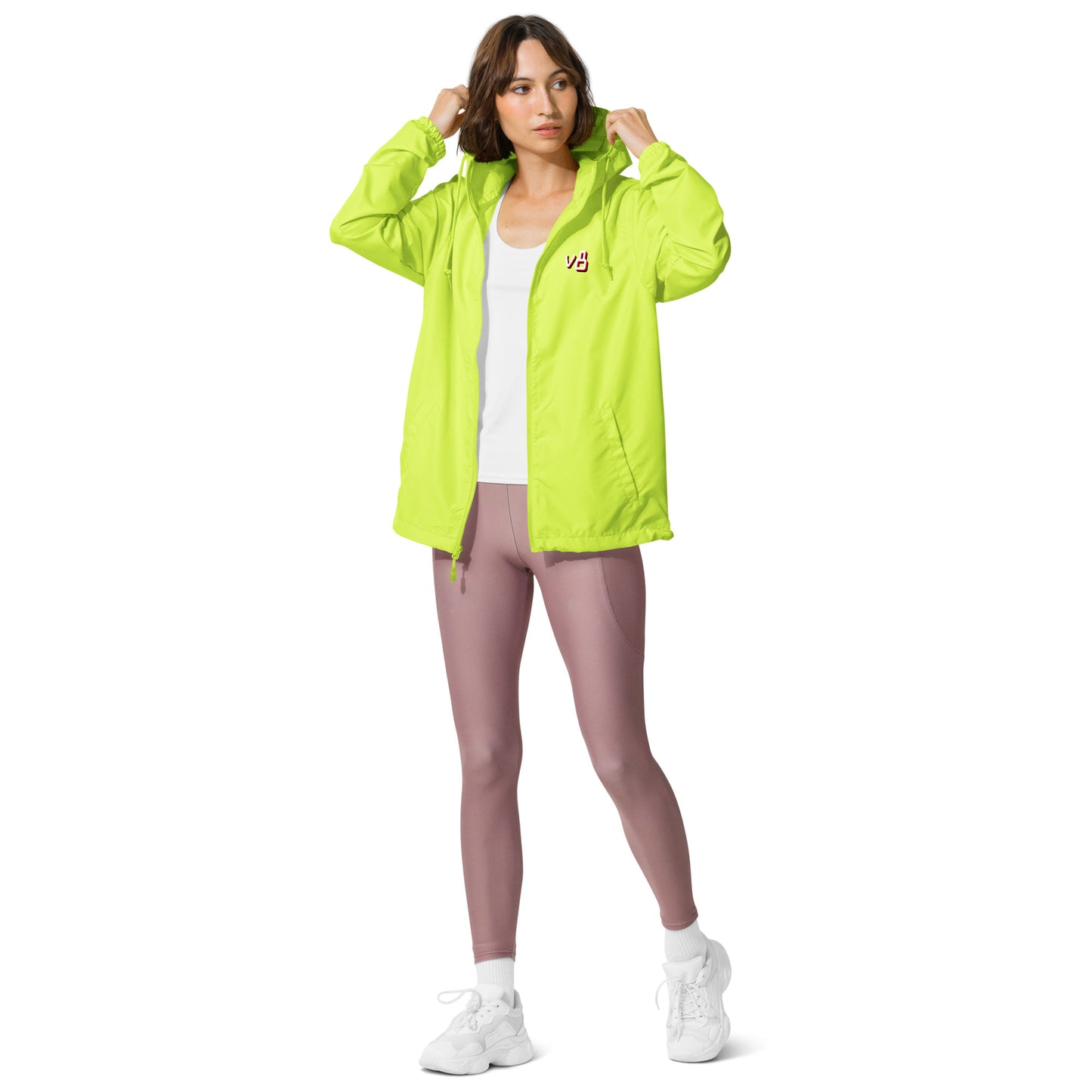 v8's Light Weight zip up windbreaker